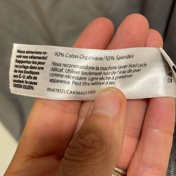 Eileen Fisher woman’s grey short sleeve dress - Picture 8 of 9